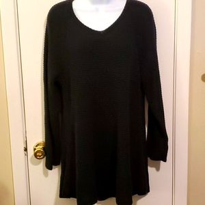 Oversized Black Knit Sweater